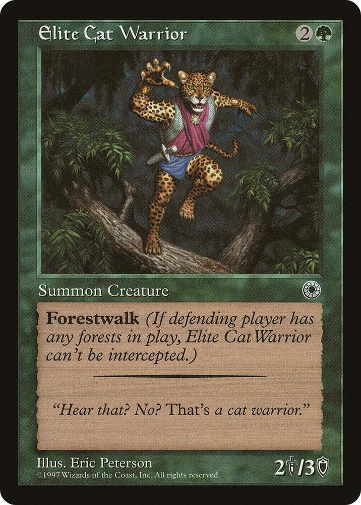 Elite Cat Warrior (Flavor Text) card image