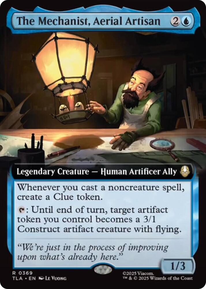 The Mechanist, Aerial Artisan (Extended Art) card image