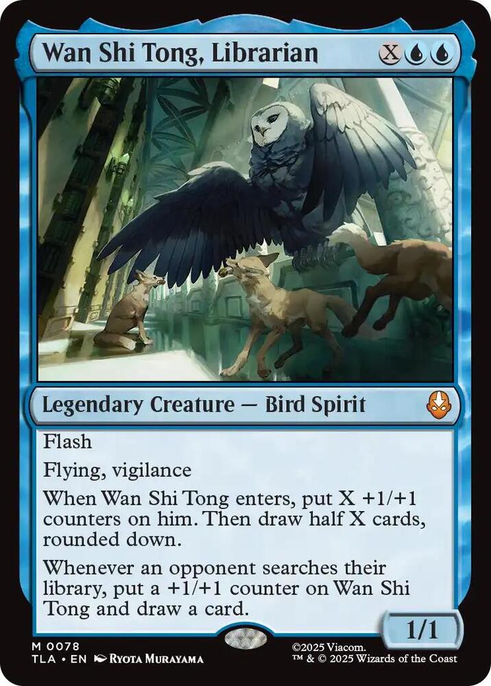 Wan Shi Tong, Librarian card image