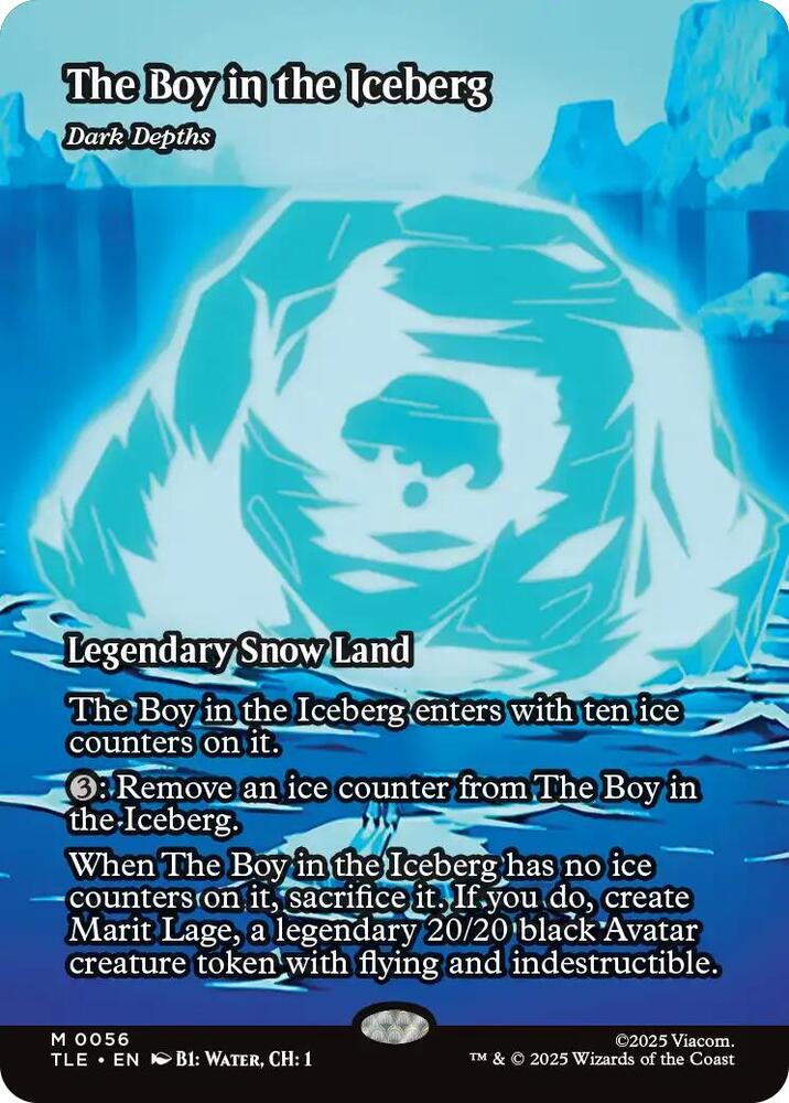 The Boy in the Iceberg - Dark Depths (Borderless) card image