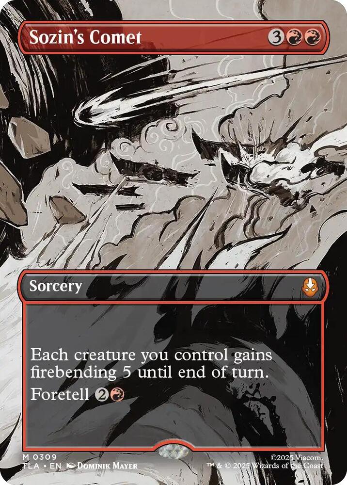 Sozin's Comet (0309) (Borderless) card image
