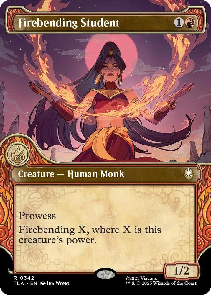 Firebending Student (Showcase) card image