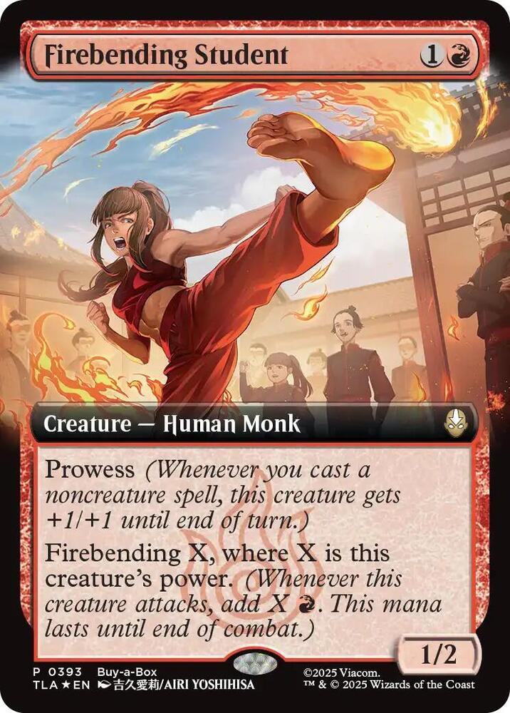 Firebending Student (Extended Art) card image