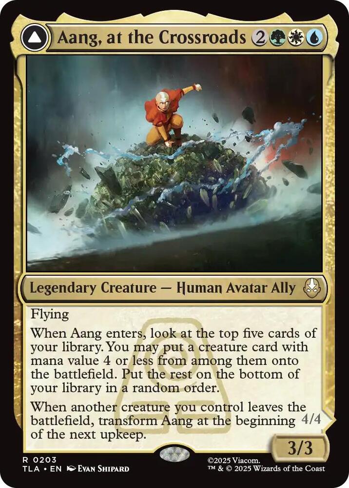 Aang, at the Crossroads card image