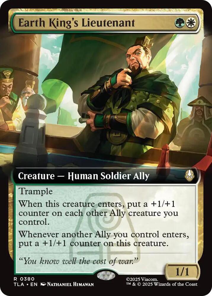 Earth King's Lieutenant (Extended Art) card image