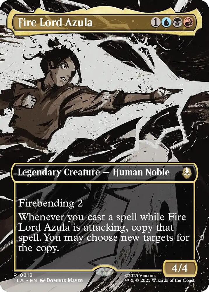 Fire Lord Azula (0313) (Borderless) card image