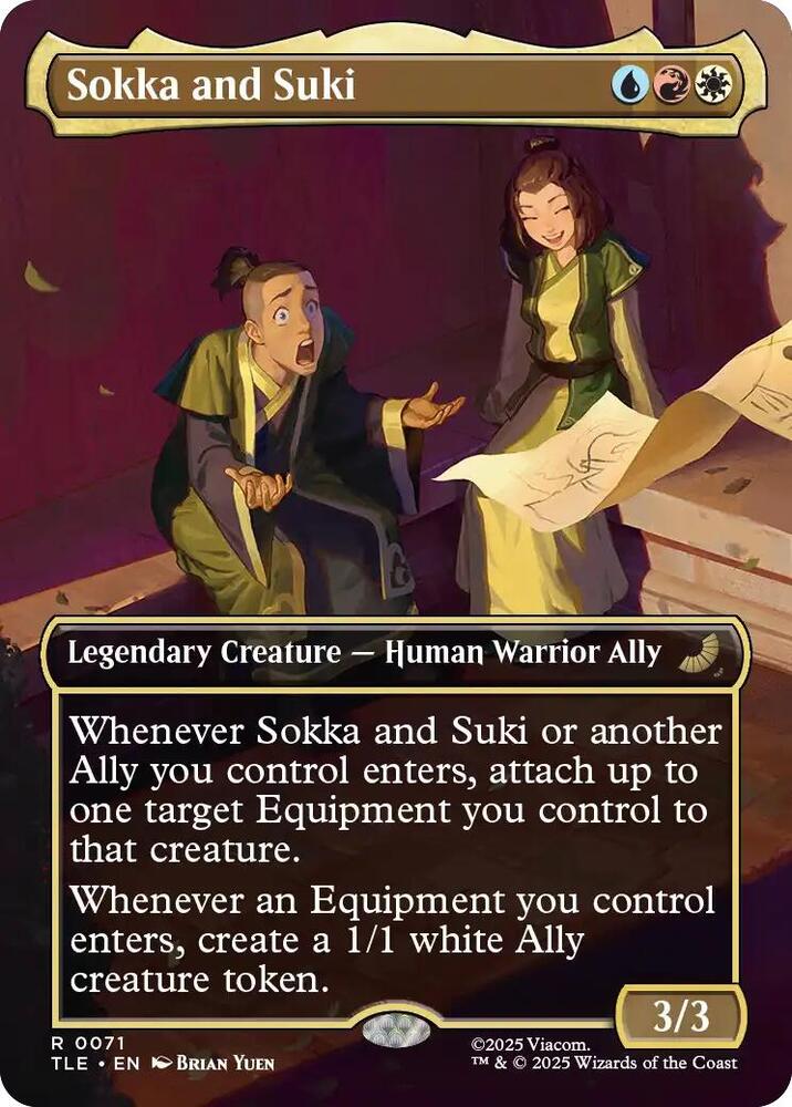 Sokka and Suki (Borderless) card image