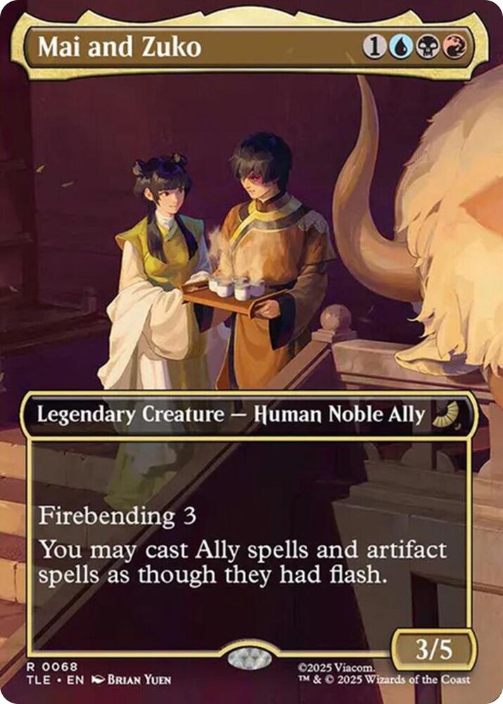 Mai and Zuko (Borderless) card image