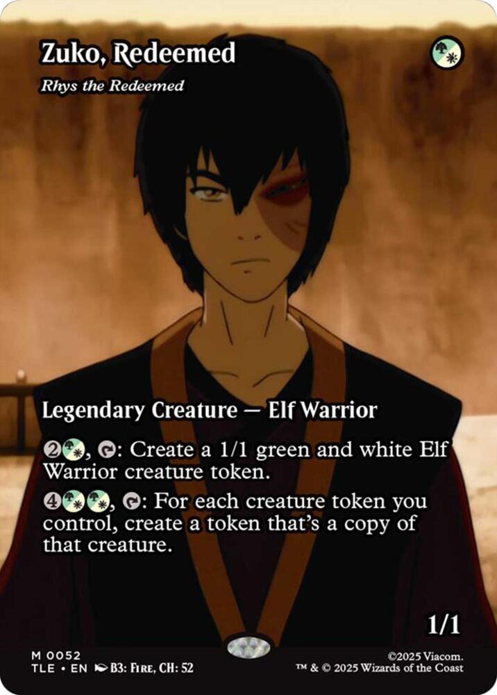 Zuko, Redeemed - Rhys the Redeemed (Borderless) card image