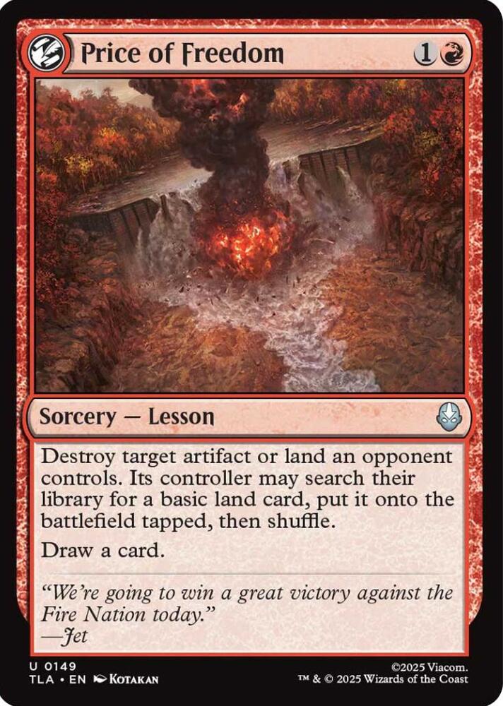 Price of Freedom card image