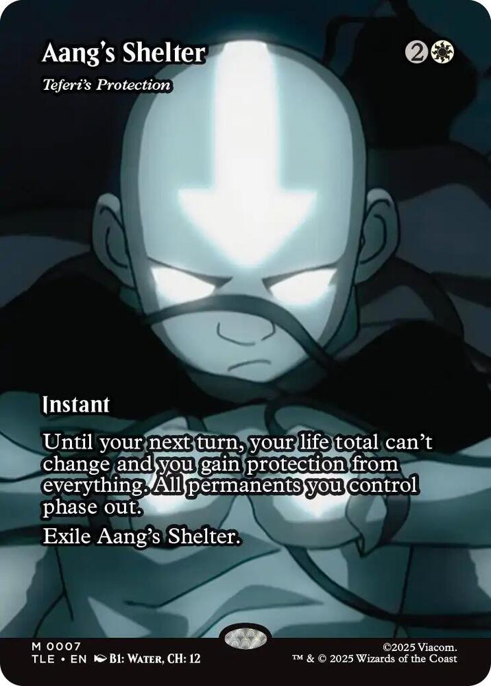 Aang's Shelter - Teferi's Protection (Borderless) card image