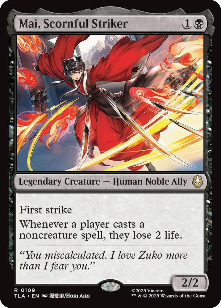 Mai, Scornful Striker card image