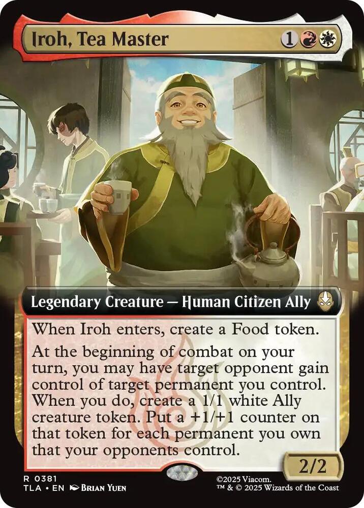 Iroh, Tea Master (Extended Art) card image