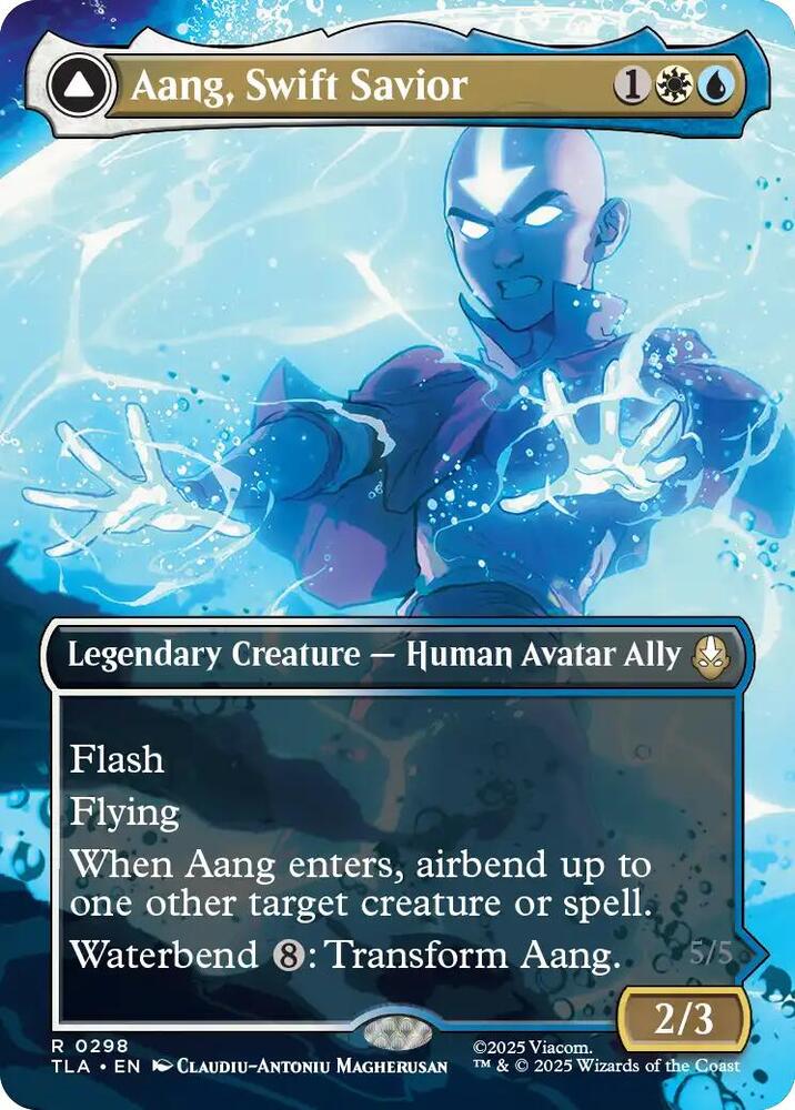 Aang, Swift Savior (0298) (Borderless) card image