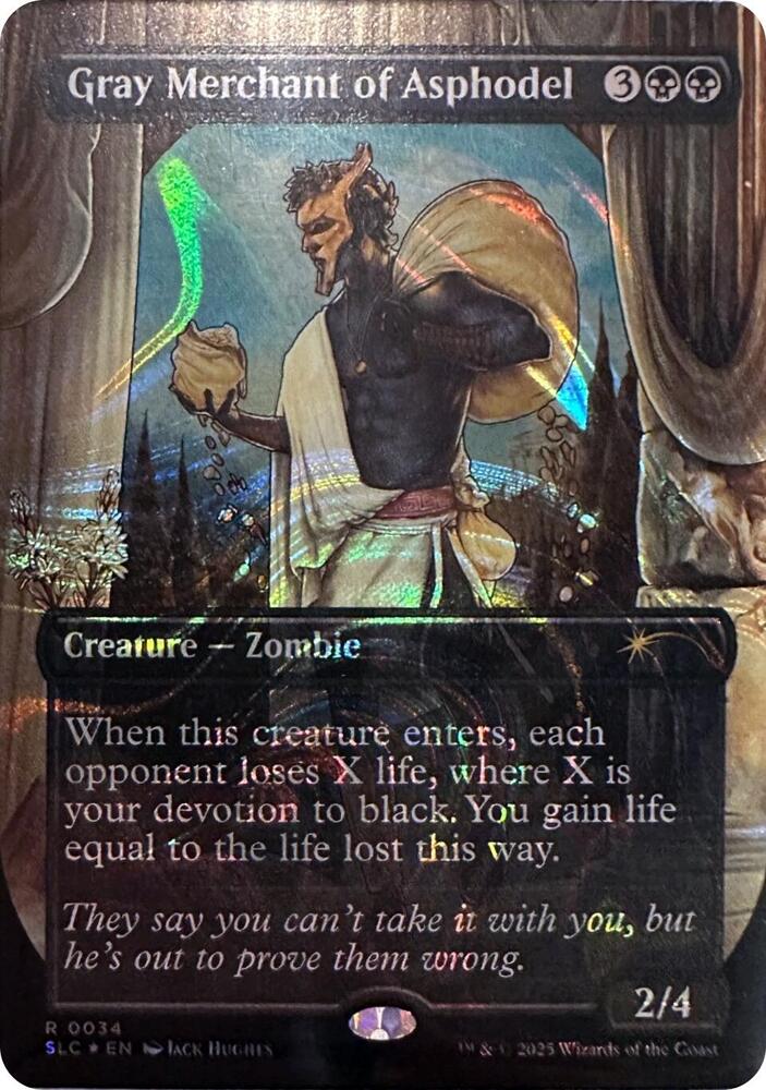 Gray Merchant of Asphodel (Halo Foil) card image