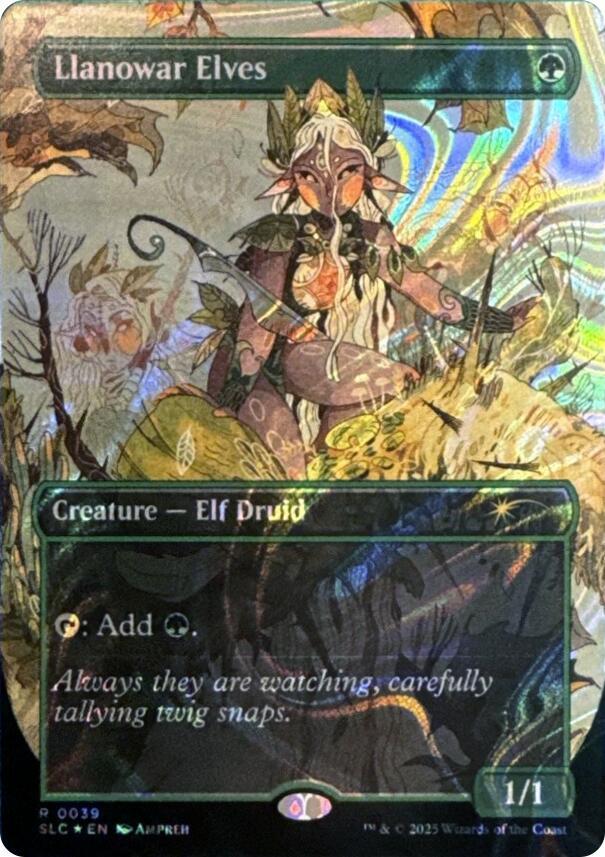 Llanowar Elves (Halo Foil) card image