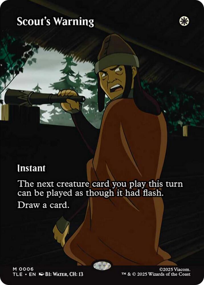 Scout's Warning (Borderless) card image