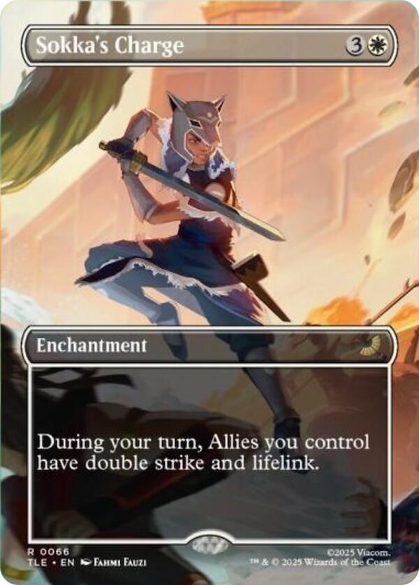 Sokka's Charge (Borderless) card image