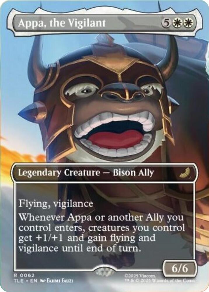 Appa, the Vigilant (Borderless) card image