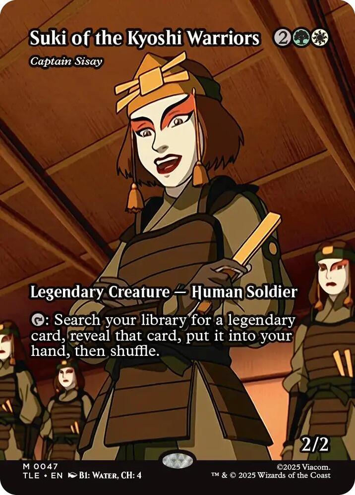 Suki of the Kyoshi Warriors - Captain Sisay (Borderless) card image