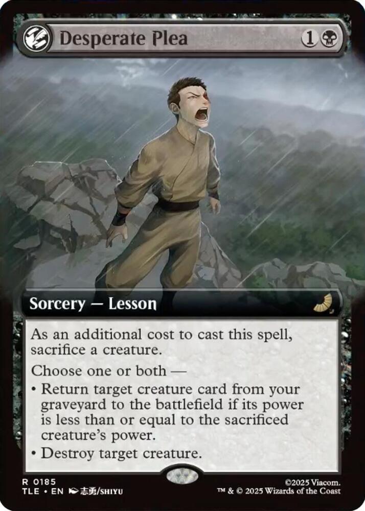 Desperate Plea (Extended Art) card image