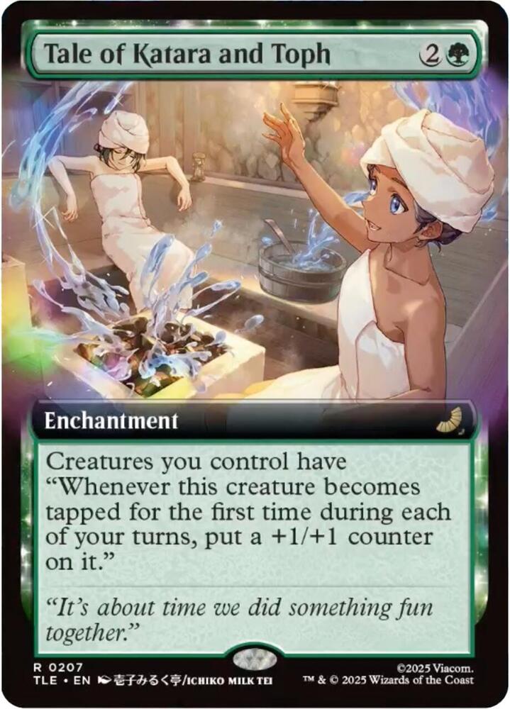 Tale of Katara and Toph (Extended Art) card image
