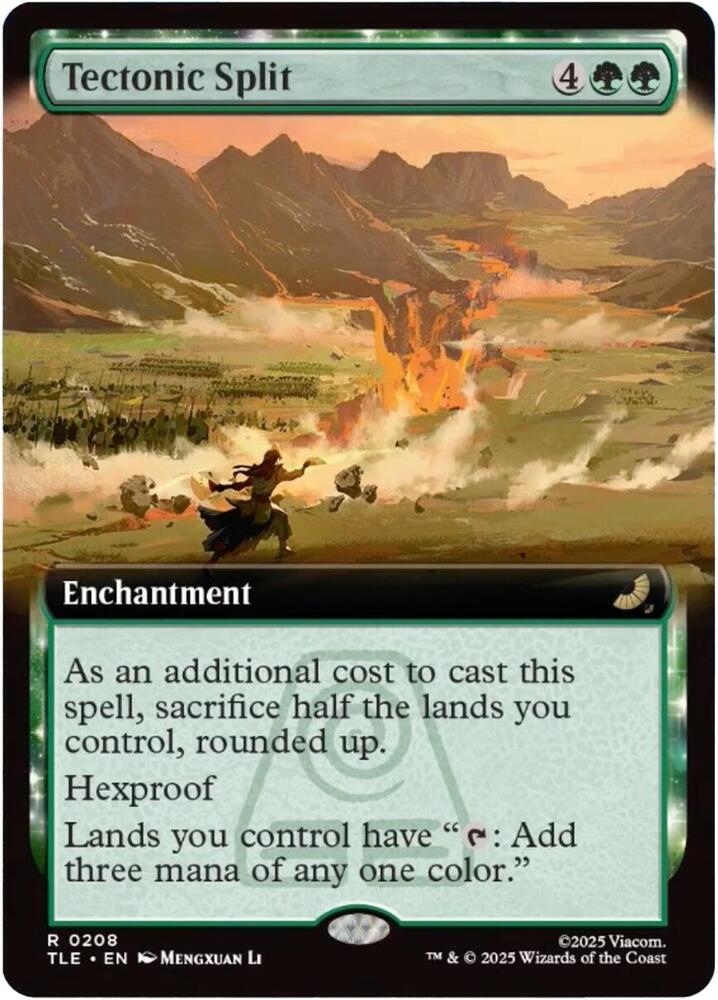 Tectonic Split (Extended Art) card image