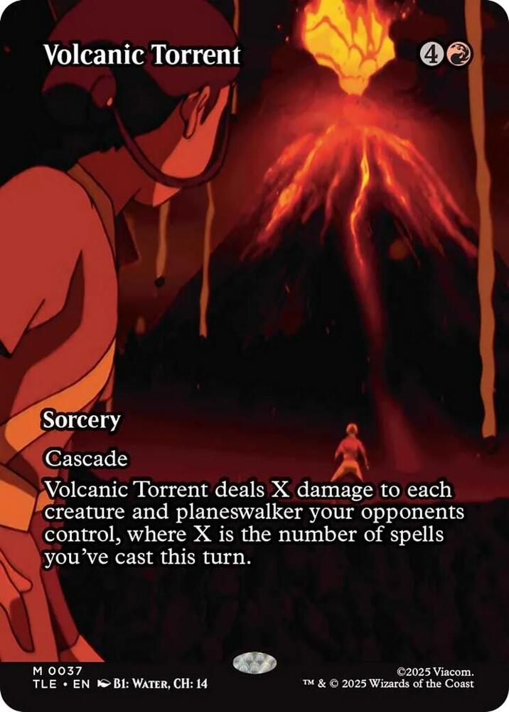 Volcanic Torrent (Borderless) card image