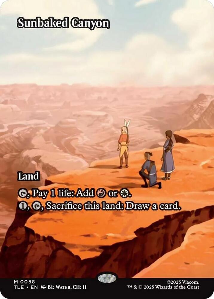 Sunbaked Canyon (Borderless) card image