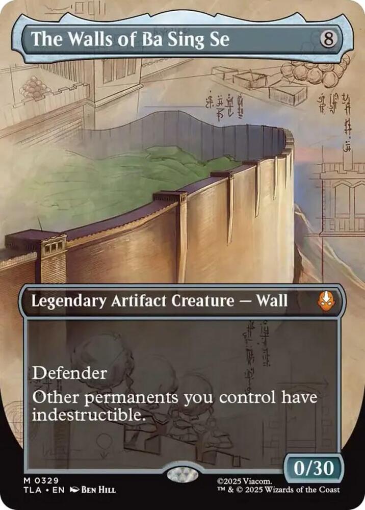The Walls of Ba Sing Se (Borderless) card image