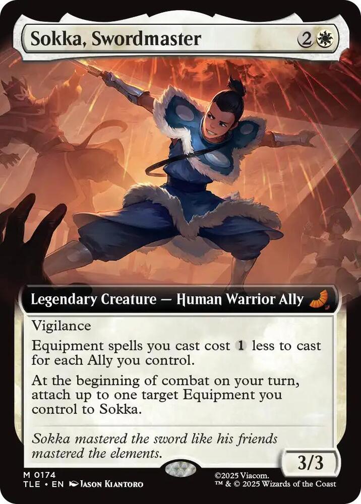 Sokka, Swordmaster (Extended Art) card image
