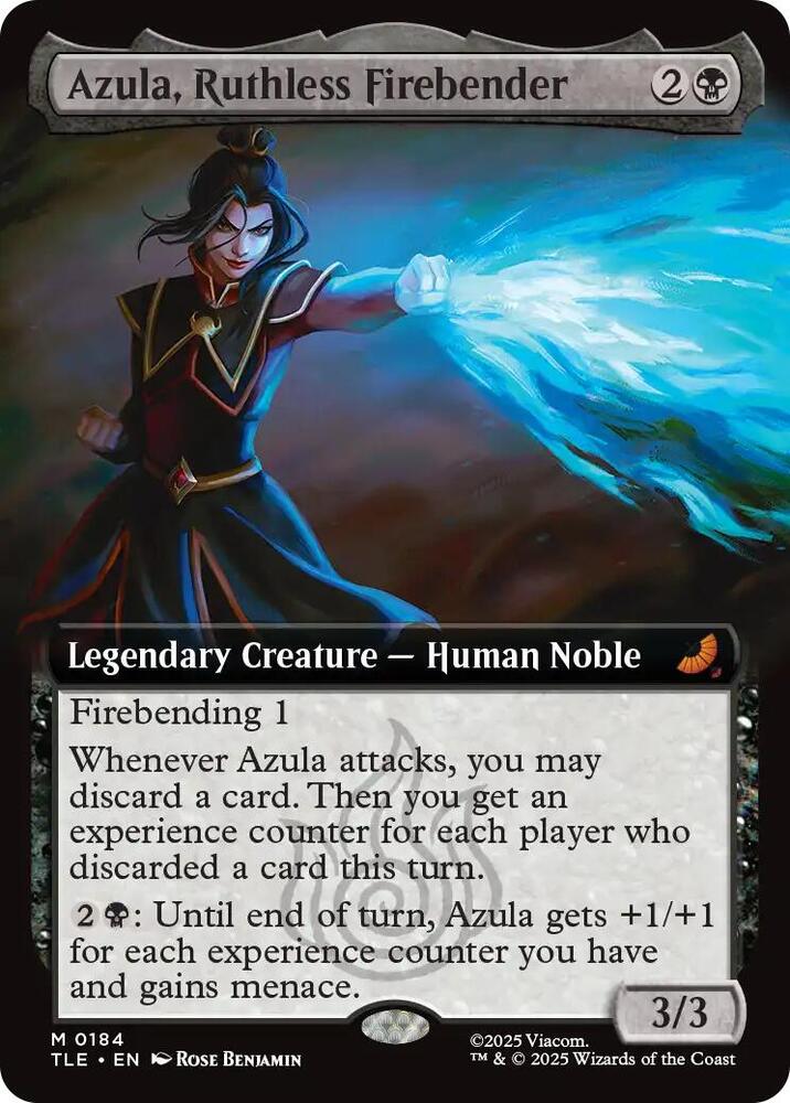 Azula, Ruthless Firebender (Extended Art) card image