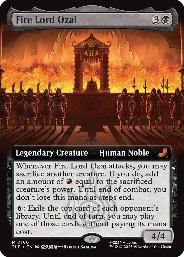 Fire Lord Ozai (Extended Art) card image