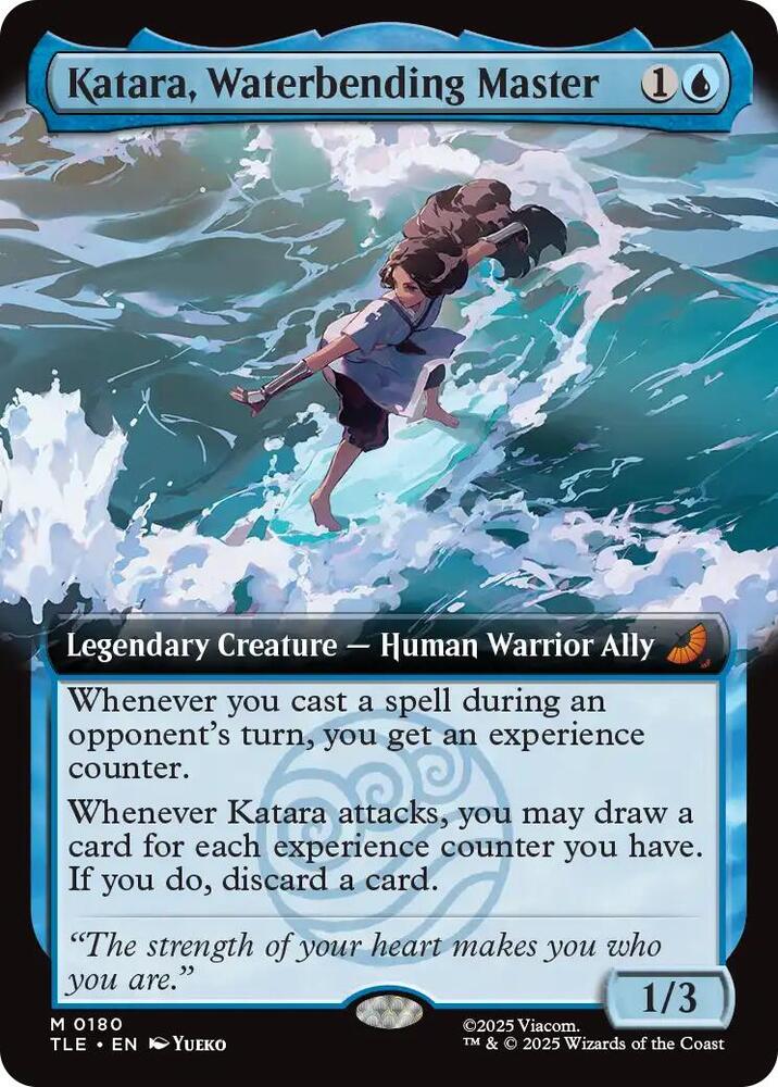 Katara, Waterbending Master (Extended Art) card image