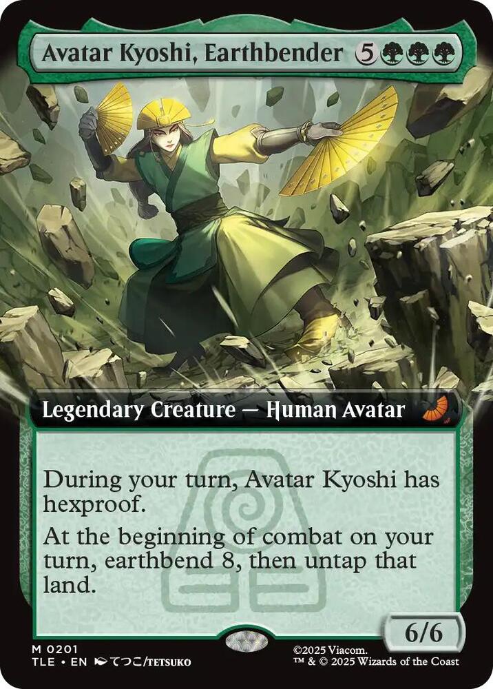 Avatar Kyoshi, Earthbender (Extended Art) card image