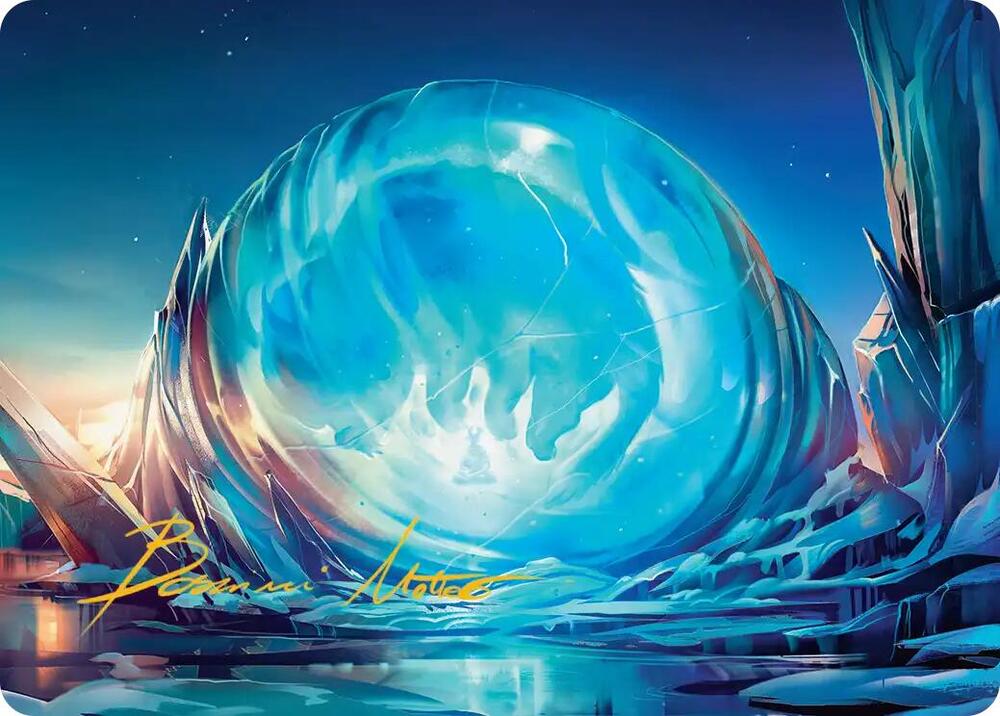 Aang's Iceberg Art Card (Gold-Stamped Signature) card image