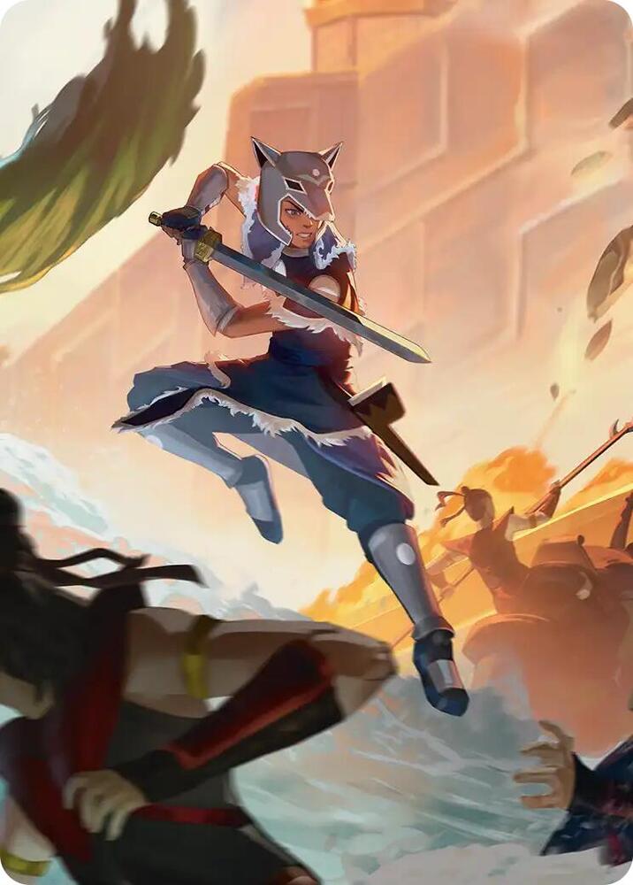 Sokka's Charge Art Card card image