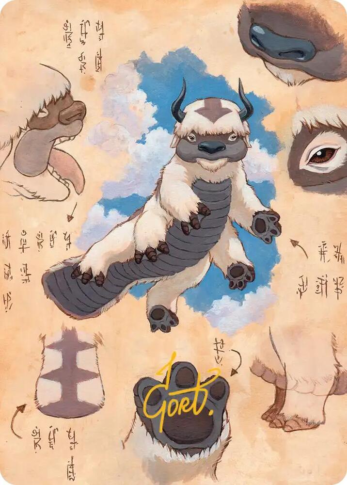 Appa, Steadfast Guardian Art Card (Gold-Stamped Signature) card image