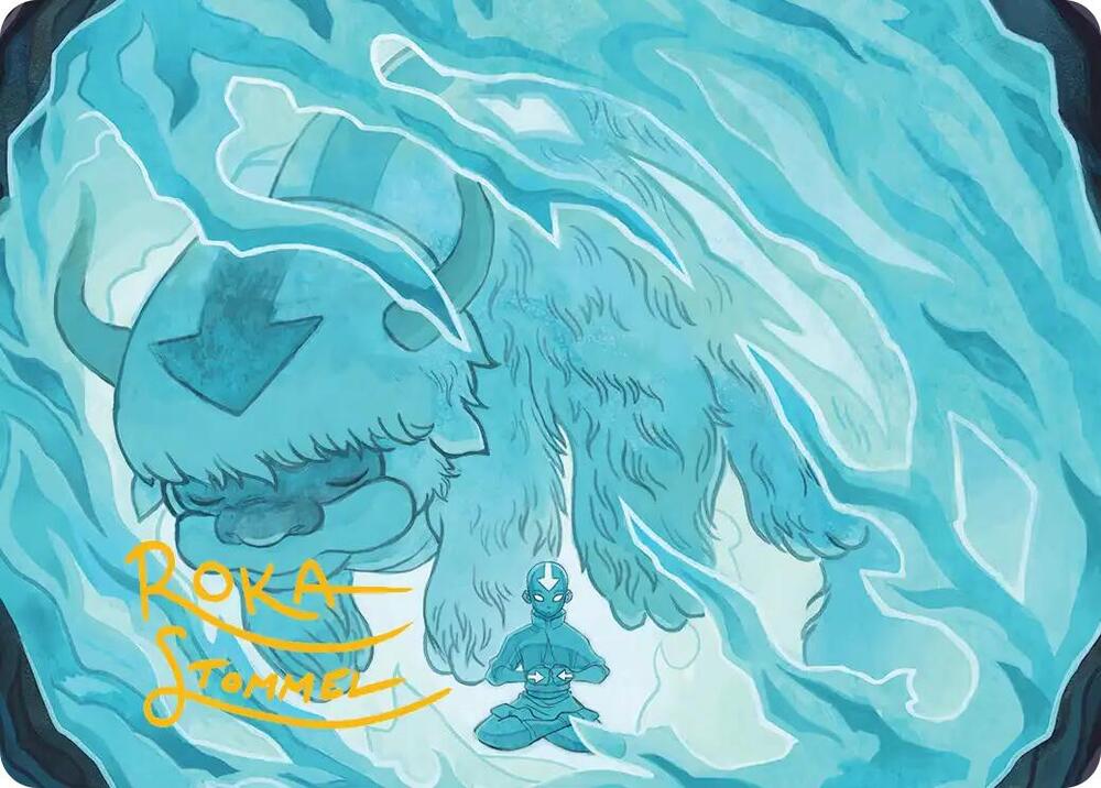 Aang's Iceberg 2 Art Card (Gold-Stamped Signature) card image