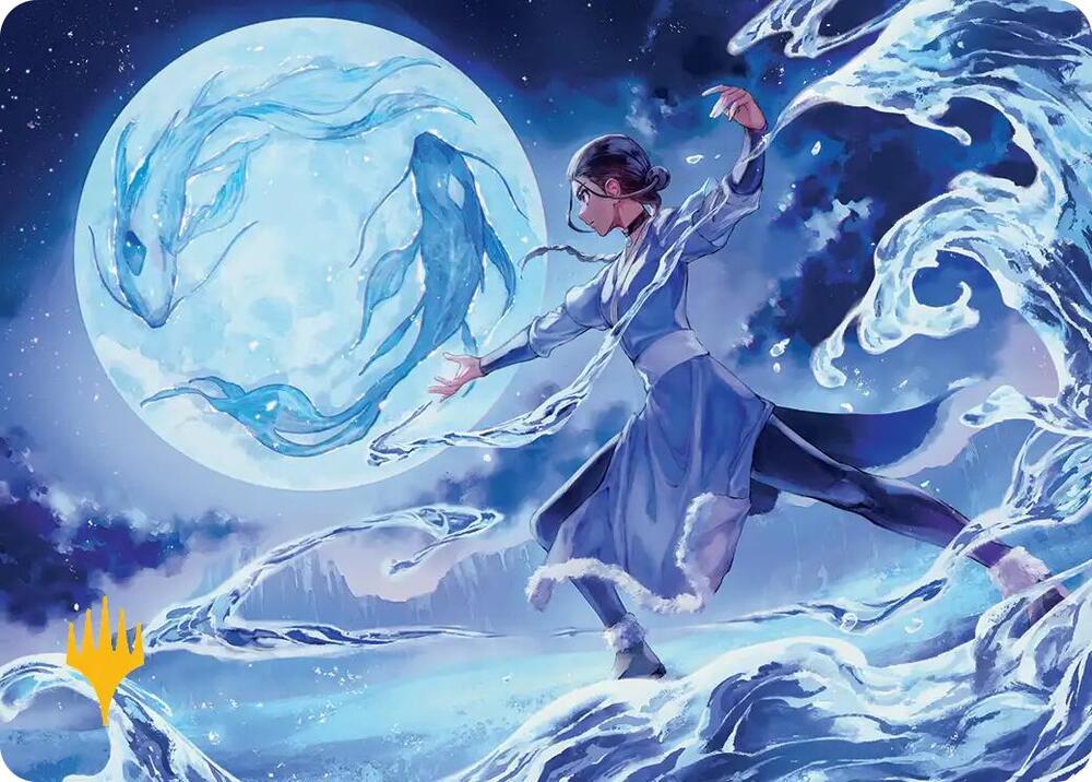 Waterbender Ascension Art Card (Gold-Stamped Planeswalker Symbol) card image