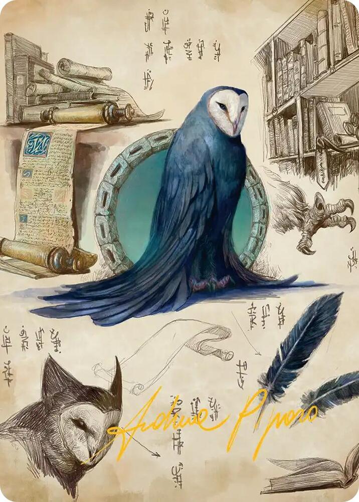 Wan Shi Tong, Librarian Art Card (Gold-Stamped Signature) card image