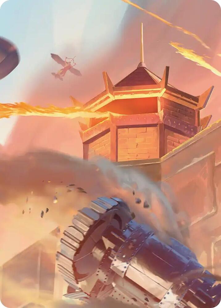 Fire Nation Turret Art Card card image