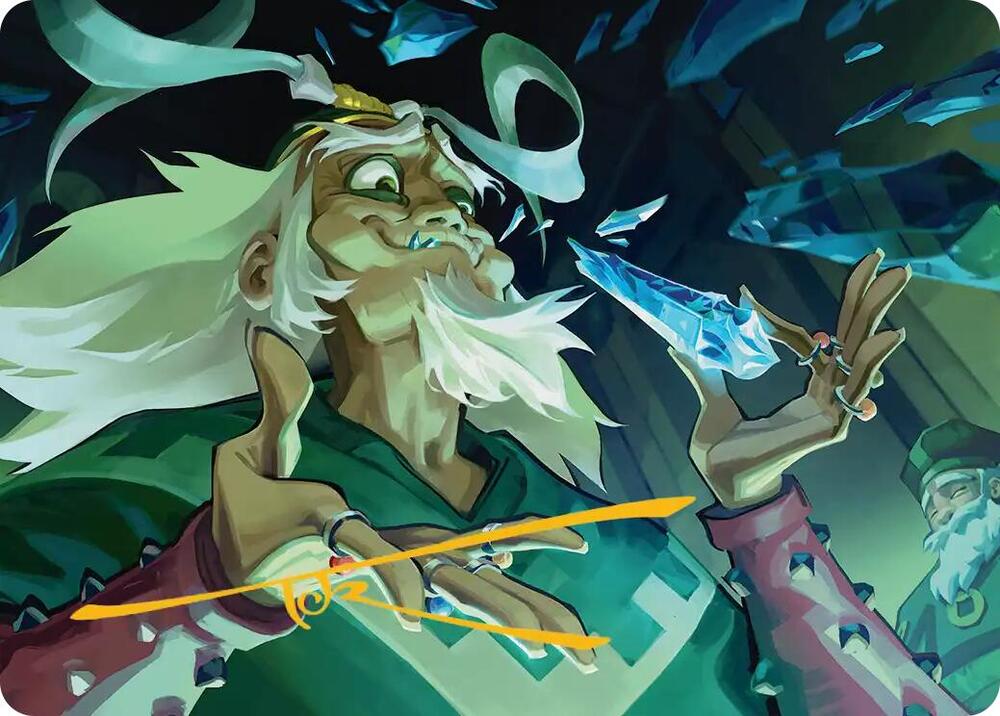 Bumi, King of Three Trials Art Card (Gold-Stamped Signature) card image