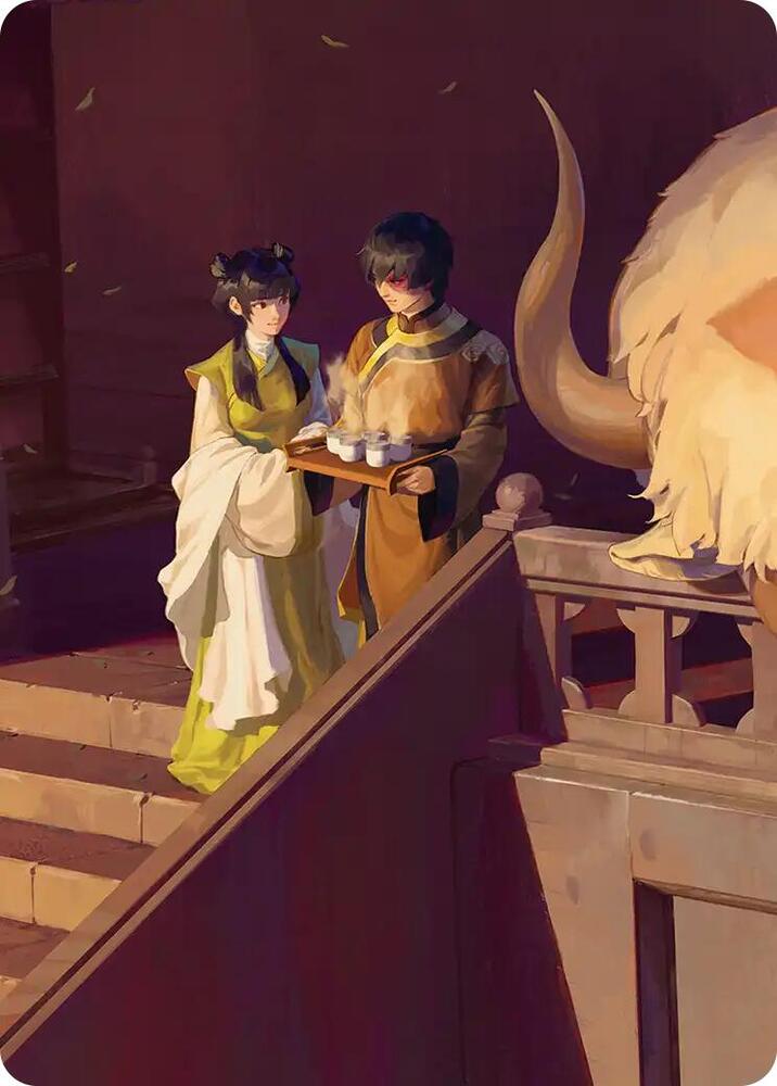 Mai and Zuko Art Card card image