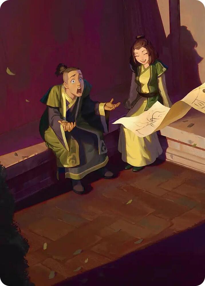 Sokka and Suki Art Card card image