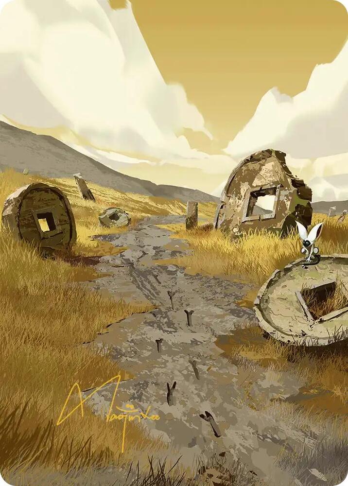 Plains Art Card (Gold-Stamped Signature) card image