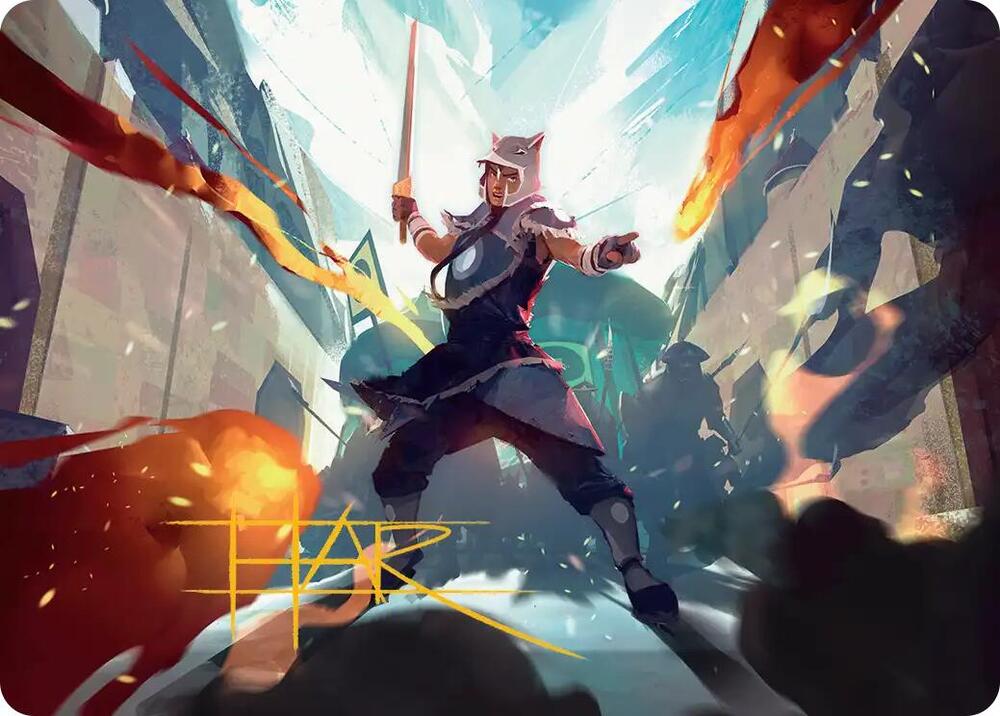 Sokka, Tenacious Tactician Art Card (Gold-Stamped Signature) card image