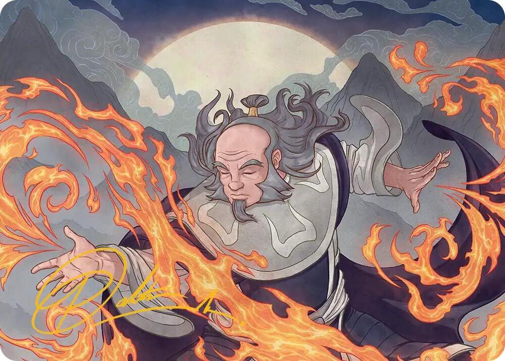 Iroh, Grand Lotus Art Card (Gold-Stamped Signature) card image