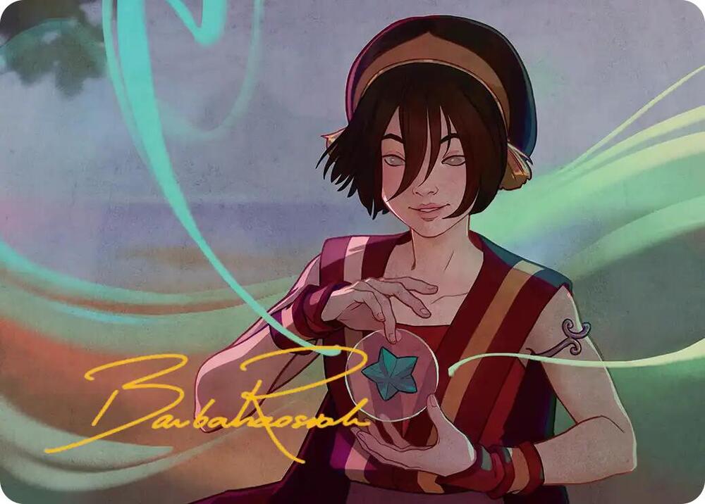 Toph, the First Metalbender Art Card (Gold-Stamped Signature) card image