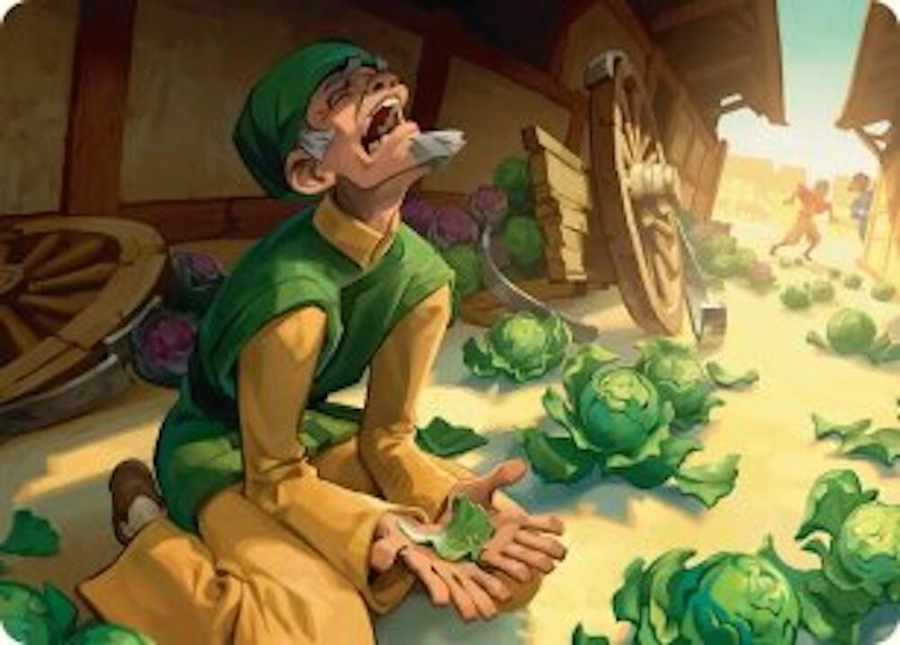 Unlucky Cabbage Merchant Art Card card image